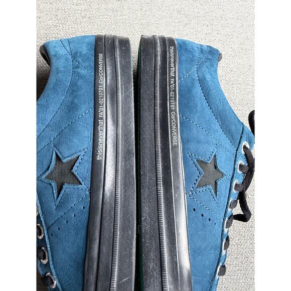 Thisisneverthat x Converse One Star Low 'New Vintage' Blue Sz M 10.5 W 12 - Picture 10 of 15